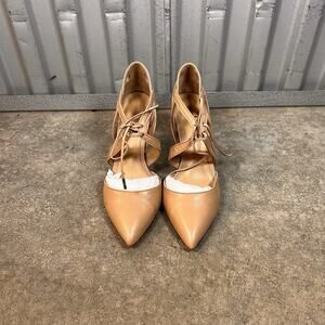 Women's Lace-up Darlis Pumps Heels Shoes TEDO Sz 7.5